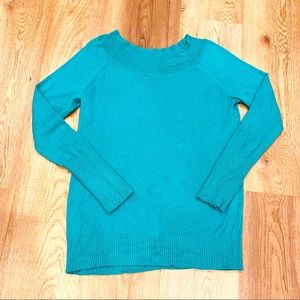 Torquoise Sweater Ann Taylor Loft